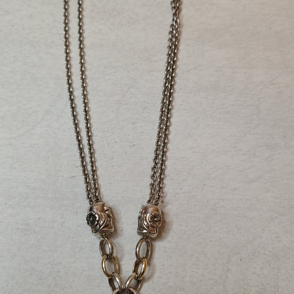 T & C Diamond, 14kt and Silver Necklace - Picture 7 of 7